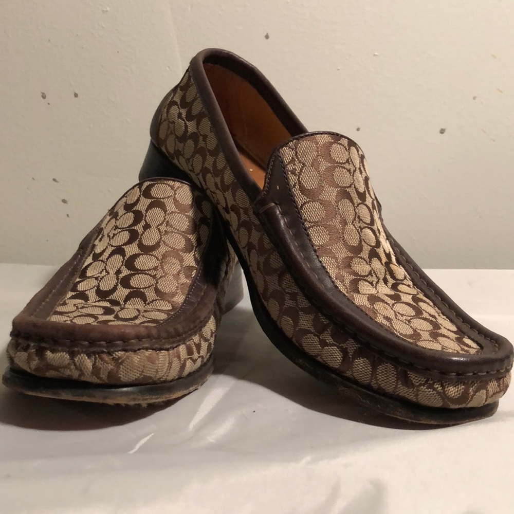 Coach Vintage Loafers Brown Leather -Womens 11